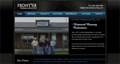 Desktop Screenshot of frontierwaterproofing.com